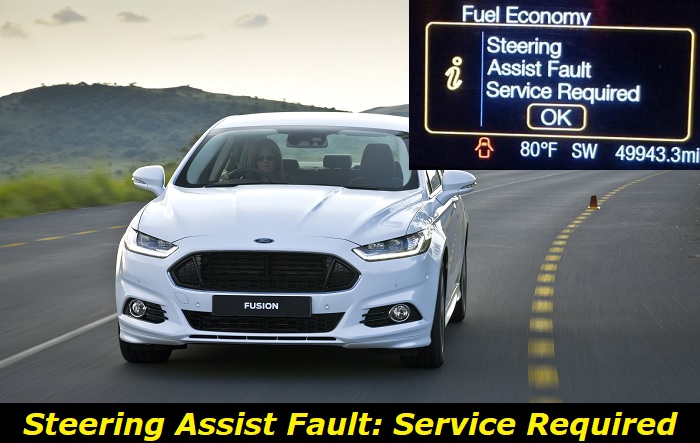 steering assist fault service required
